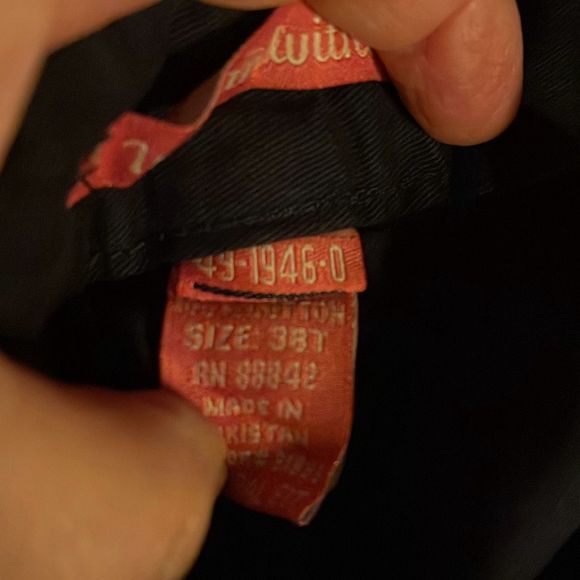 NWT Woman Within size 38 tall natural fit 100% cotton chinos - Picture 5 of 6